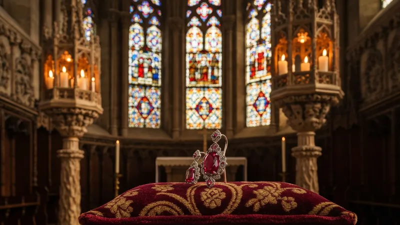 Boucles d'oreilles rubis pour les événements religieux : tradition et beauté