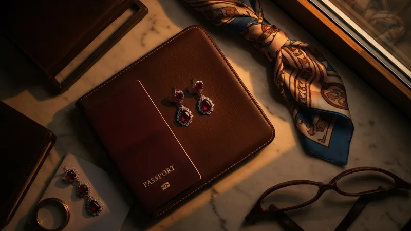 Boucles d'oreilles rubis pour les voyages : style et praticité