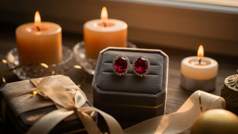 Les boucles d'oreilles rubis pour les anniversaires : un cadeau mémorable