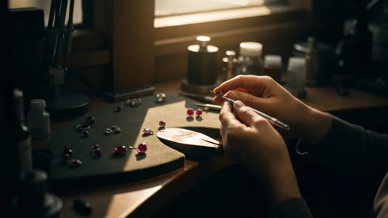 Réparation des boucles d'oreilles rubis : quand faire appel à un professionnel